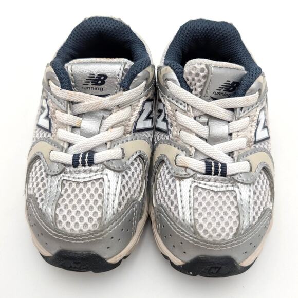 New Balance 530 Bungee Toddler Sneaker Shoes Silver/White/Gray Size US5 EU21 - Picture 11 of 11